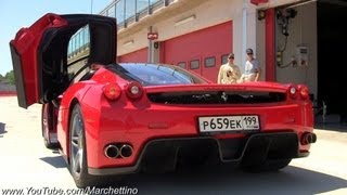 Ferrari Enzo Sound  Start Rev and Accelerations [upl. by Nowell]