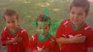 Children singing the national anthem of Morocco  L´hymne national du maroc [upl. by Aigroeg]