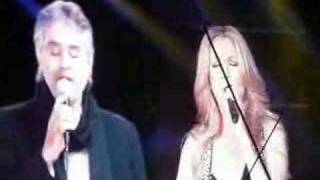 Celine Dion ft Andrea Bocelli  The prayer live 120608 Berlin [upl. by Suhpoelc446]