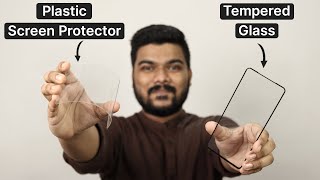 Plastic Screen Protector vs Tempered Glass Which One Better for Smartphone [upl. by Ahsenauj475]