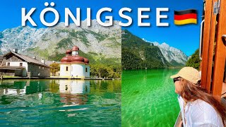 Most beautiful lake in GermanyBerchtesgaden National Park Königsee Obersee Tegernsee [upl. by Anaek]