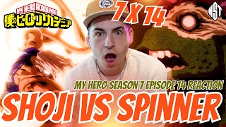 SHOJI VS SPINNER  My Hero Academia Season 7 Episode 14 REACTION  NST Episode 152 [upl. by Ynnavoj]