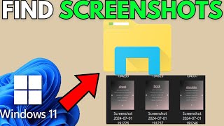 How To Find Screenshots In Windows 11 amp 10  Step by Step [upl. by Mohl]