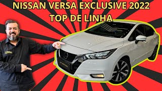 NISSAN VERSA EXCLUSIVE 2022 TOP DE LINHA [upl. by Nnaer518]