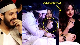 అఖిల్ మామూలోడు కాదు🤣 Akkineni Akhil amp Kashmira Pardesh SUPER Cute Visuals VBVK event  Filmylooks [upl. by Tini]