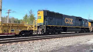 I019 From Worcester RACES Thru Voorheesville W Very Friendly Engineer SD70AC Helper amp 132 Axles [upl. by Liggett]