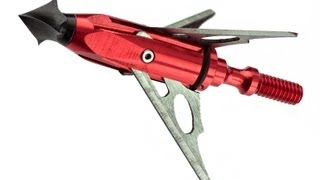 BROADHEAD REVIEW Rage Chisel Tip Broadhead Test  Stryker Max 4 High Speed Crossbow [upl. by Noicpecnoc]