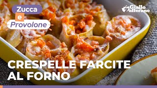 CRESPELLE FARCITE con ZUCCA e GUANCIALE AL FORNO – Ricetta sfiziosa perfetta per la cena 🤤🍂 [upl. by Shuman602]