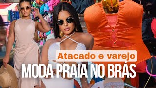 Tour LOJA fabricante de MODA praia no BRÁS SP [upl. by Anyd]