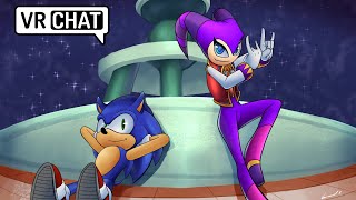 SONIC AND NIGHTS GO ON A ADVENTURE IN VR CHAT [upl. by Josephine807]