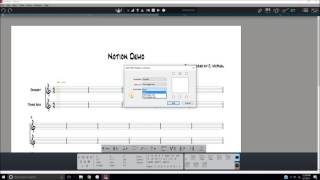 Notion 6 transcription score setup [upl. by Winifred211]