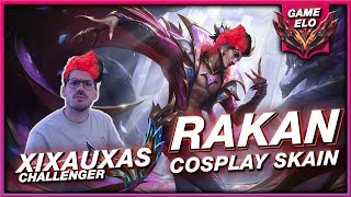 😱RAKAN MODO DIABLO VS PYKE😱MI SEGUNDO OTP  COMO CERRAR GAMES CARREANDO DE SUPPORT🐔  Xixuaxas [upl. by Brest862]