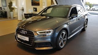 2018 Audi A3 Sportback 20 TDI sport 150hp  Visual Review [upl. by Hershel]