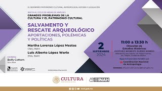 2 de septiembre de 2024 Seminario Patrimonio Cultural Antropología historia y legislación [upl. by Madora]