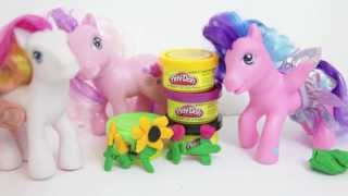 Play Doh My Little Pony Makes Flowers [upl. by Damha]