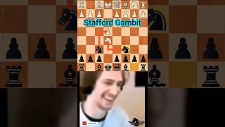 Stafford Gambit chess brilliantmove chessgame chessopeningsforbeginners viralshort [upl. by Loeb]