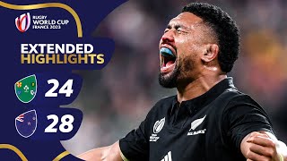 All Blacks knock out favourites  Ireland v New Zealand  Rugby World Cup 2023 Extended Highlights [upl. by Yesnel]