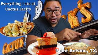 Everything I ate at Cactus Jacks  Mont Belvieu Texas [upl. by Suriaj732]