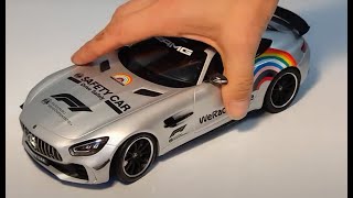 MERCEDES BENZ AMG GTR FORMULA 1 SAFETY CAR 2020 METAL model MINICHAMPS 118 UNBOXING [upl. by Crist]