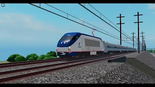 Roblox NEC Amtrak HHP8 Vermonter [upl. by Franzoni793]