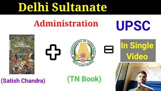 Delhi Sultanate Administration UPSC Tamil  Medieval history  upsconlinecoaching [upl. by Ynavoeg]