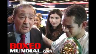 NONITO DONAIRE VS OMAR NARVAEZ POST FIGHT INTERVIEW [upl. by Raleigh]