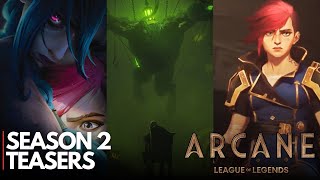 Arcane Season 2  Official Teasers 2024 [upl. by Rofotsirk]