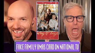 Paul Scheers Wife Reacted to His Fake Family Christmas Card on Live TV amp The Results are Hilarious [upl. by Starks]