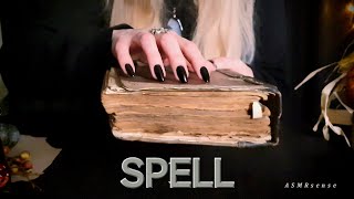 ASMR Spell 📜 Unintelligible whisper 🕯 Page Flipping 📖 Mixing a potion ○ Listen While Study [upl. by Attirb]