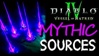 Every Possible Way to Get Mythic Unique Items in Vessel of Hatred  Diablo 4 [upl. by Yednil]