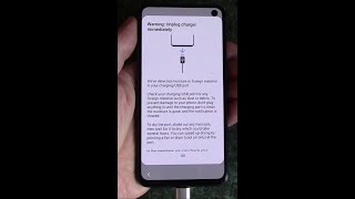 How To Fix A Samsung Galaxy Smartphone Moisture Foreign Material Detection In A USB Port Warning [upl. by Acinom912]