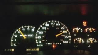 1997 Chevy Suburban K2500 74l  Acceleration 080mph [upl. by Teryn467]