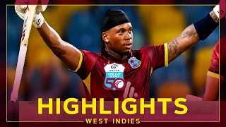 Carty and King Score Sensational Hundreds  Highlights  West Indies v England  3rd CG United ODI [upl. by Olegnalehcim]