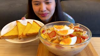 SOPAS OVERLOAD AND BUTTER TOAST MUKBANG  Coach Foodie [upl. by Allbee]