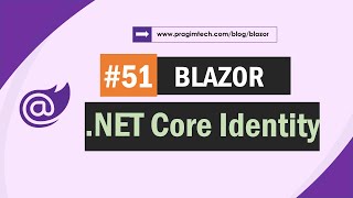 ASP NET core identity setup in blazor application [upl. by Aelyk]