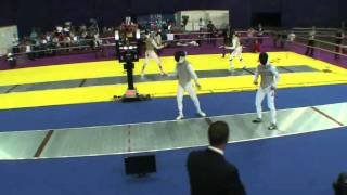 Quarterfinal mens foil Grand Prix St Petersburg Baldini vs Joppich [upl. by Imuy]