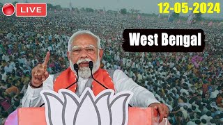 LIVE PM Modis Barrackpore Election Rally  West Bengal Lok Sabha Polls 2024  BJP LIVE 12052024 [upl. by Atiuqal]