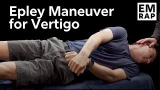 Epley Maneuver Performed on a Patient Suffering from Vertigo [upl. by Sean]