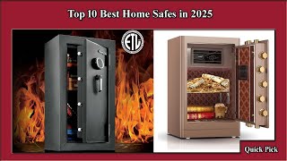 ✅ Top 10 Best Home Safes in 2025 [upl. by Ernesta]