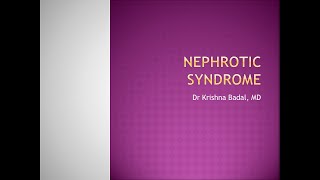 Treatment and complications of nephrotic syndrome [upl. by Stanwinn360]