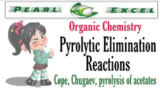 Pyrolytic Elimination Reaction Cope Chugaev pyrolysis of acetates [upl. by Kreiner]