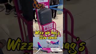 Wizz air hand bag size check carry on bag and priority 10kg bag size [upl. by Wulfe]