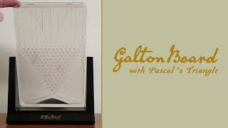 Galton Board with Pascals Triangle [upl. by Burns431]