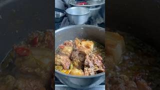 Wak kappa garo dish local pork chilli [upl. by Kirtley]