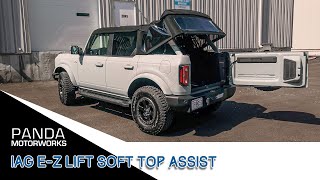 EVERY Soft Top Bronco NEEDS This  Bronco IAG EZ Lift Soft Top Assist [upl. by Clea]