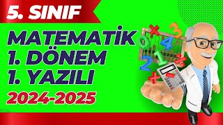 5 Sınıf Matematik 1 Dönem 1 Yazılı 2024 [upl. by Talmud945]