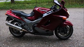 Kawasaki ZZR 1100 ZX11 exhaust sound [upl. by Absa]