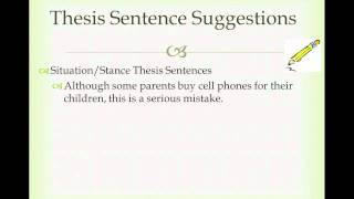 Persuasive Essay Intro and Thesis [upl. by Jeminah]