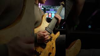 Drop F Riff using HyperTune and HyperRig Kiesel guitar riffhard riffwars riff guitartapping [upl. by Sadoc]