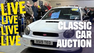 LIVE CLASSIC CAR AUCTION Anglia Car Auctions January 2024 sale  Day One [upl. by Endres]